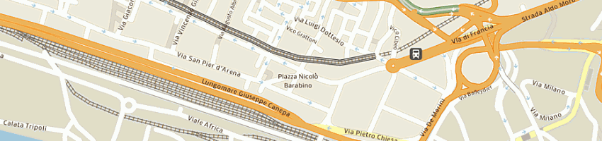 Mappa della impresa studio segesta (srl) a GENOVA