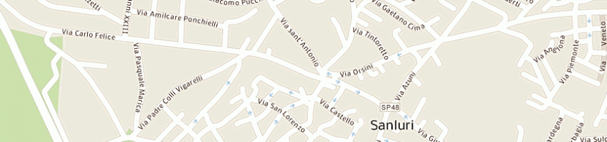 Mappa della impresa gesscart srl con unico socio a SANLURI