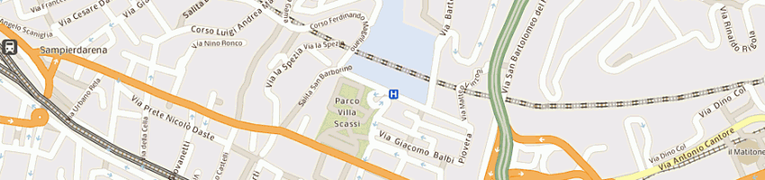 Mappa della impresa frulli a GENOVA