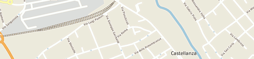 Mappa della impresa montanari mauro a CASTELLANZA