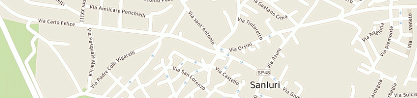 Mappa della impresa contis davide a SANLURI