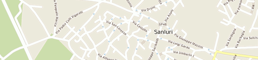 Mappa della impresa assne centro italiano opere femminili salesiane sardegna a SANLURI
