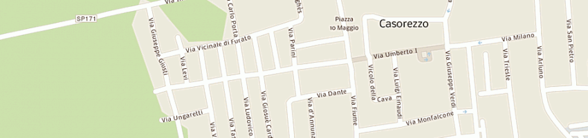Mappa della impresa duca giuseppe a CASOREZZO