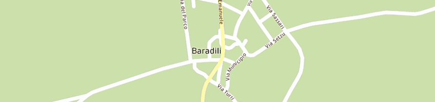 Mappa della impresa gruppo di azione locale interprovinciale delle marmille-sarcidano-arci a BARADILI