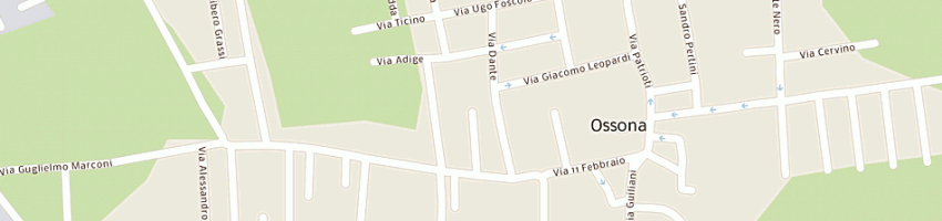 Mappa della impresa comune di ossona a OSSONA