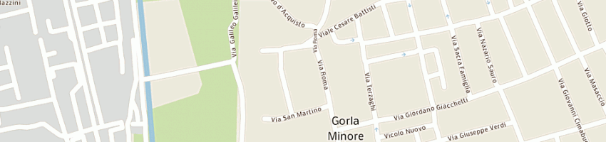Mappa della impresa cromi roberto a GORLA MINORE
