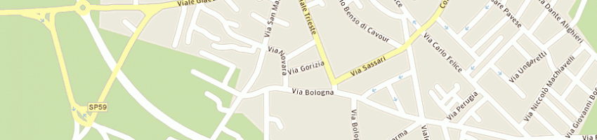 Mappa della impresa caboni antonio a SANLURI