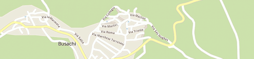 Mappa della impresa casa parrocchiale a BUSACHI