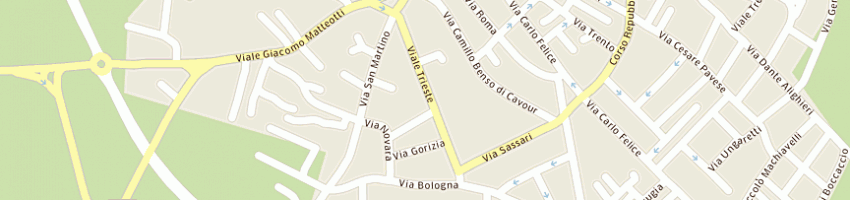 Mappa della impresa bandinu giuseppe studio tecnico a SANLURI