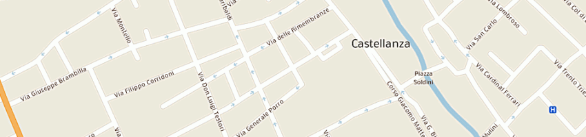 Mappa della impresa bl srl a CASTELLANZA