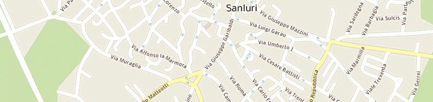Mappa della impresa urpi a SANLURI
