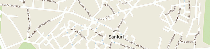 Mappa della impresa pau roberto a SANLURI