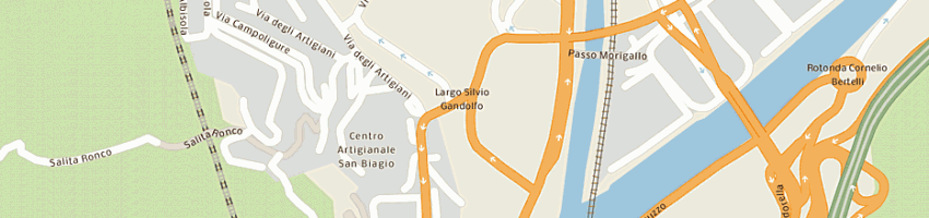 Mappa della impresa mna srl a GENOVA