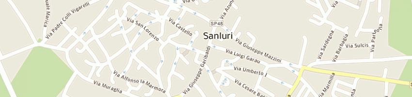 Mappa della impresa farmacia murru dr m adelaide a SANLURI