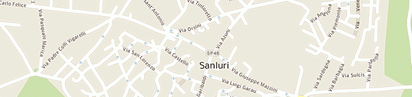 Mappa della impresa mala strana srl a SANLURI