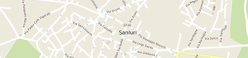 Mappa della impresa beds srl a SANLURI