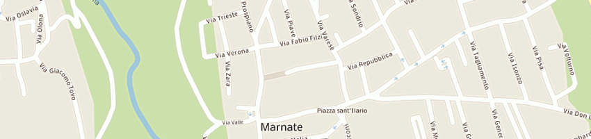 Mappa della impresa bonato termoidraulica srl a MARNATE