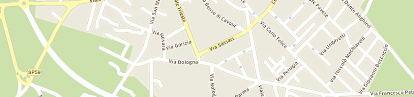 Mappa della impresa disario srl a SANLURI