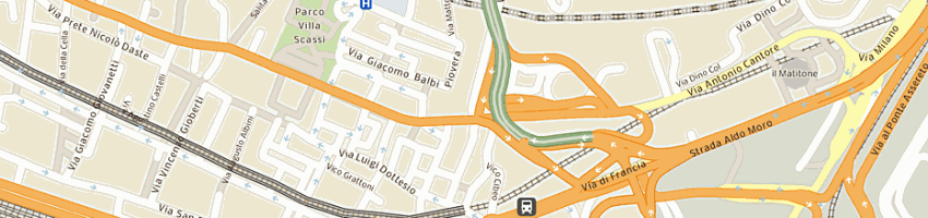 Mappa della impresa rossi maurizio a GENOVA