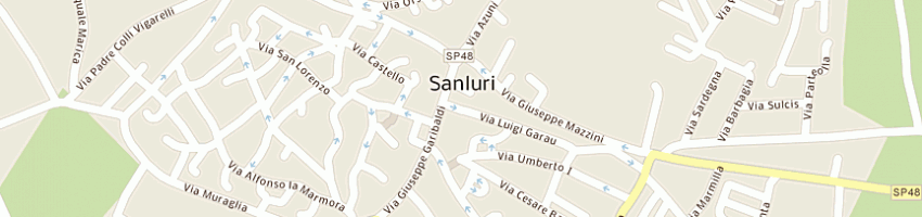 Mappa della impresa laboratorio orafo giorgio musiu a SANLURI