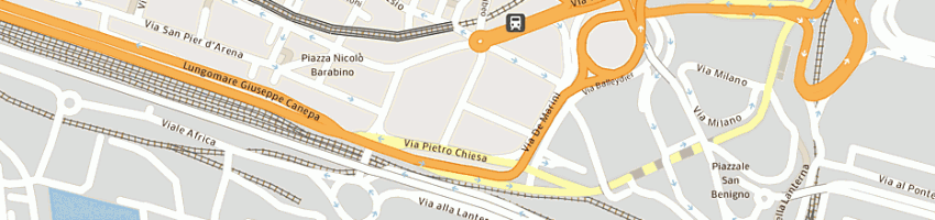 Mappa della impresa associazione culturale big blu a GENOVA