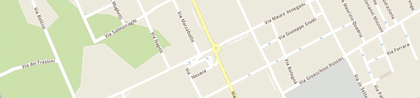 Mappa della impresa bertoni e csnc a LEGNANO