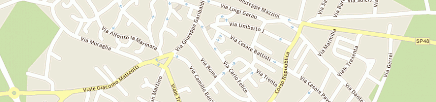 Mappa della impresa urpi immobiliare srl a SANLURI
