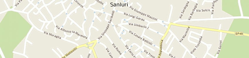 Mappa della impresa studio tecnico associato rca re caneglias gianfranco e marcello a SANLURI