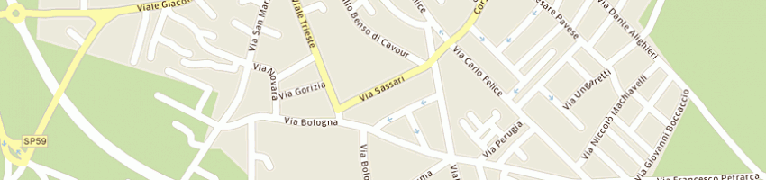 Mappa della impresa disario srl a SANLURI