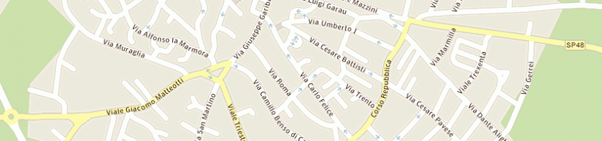 Mappa della impresa banca intesa spa a SANLURI