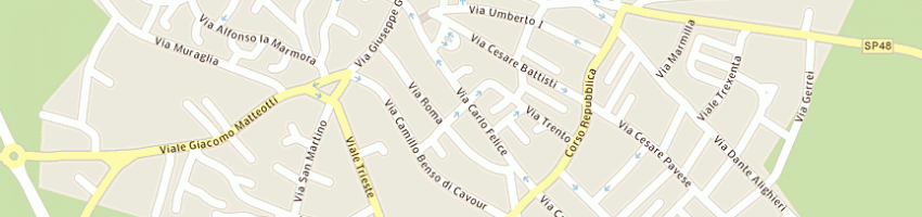 Mappa della impresa melis aldo srl a SANLURI