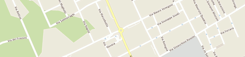 Mappa della impresa mf informatica a LEGNANO