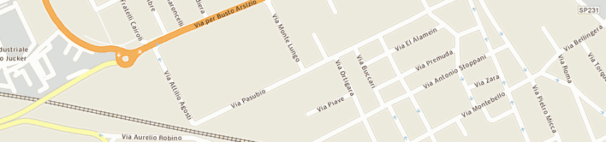 Mappa della impresa de milato arcangelo a LEGNANO