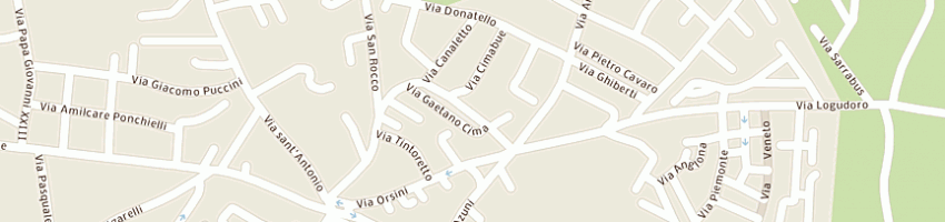 Mappa della impresa tecnocolor di casu pietro a SANLURI