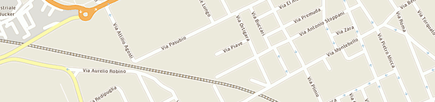 Mappa della impresa casa dell'ottone sas a MILANO