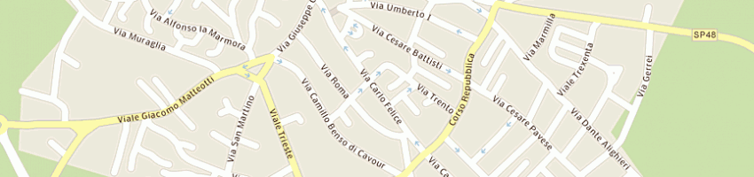 Mappa della impresa sm agency srl a SANLURI
