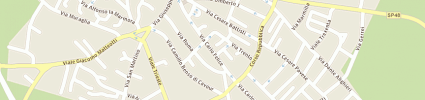 Mappa della impresa masala m e p srl a SANLURI