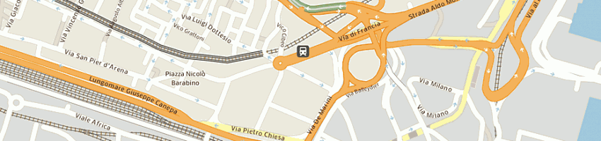 Mappa della impresa erg petroli spa a GENOVA