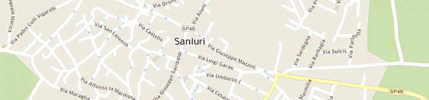 Mappa della impresa domus di anna paola casu a SANLURI