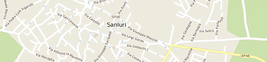 Mappa della impresa new fashion di sandra cauli e marisa sergi a SANLURI