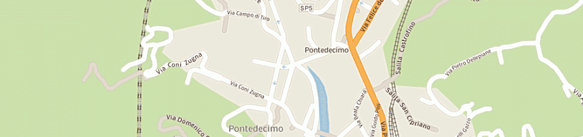 Mappa della impresa tcelettronica sas di rebora stefano e c a GENOVA