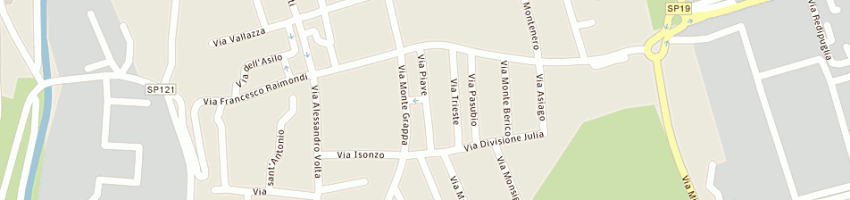 Mappa della impresa buzzi ernesto a GORLA MINORE