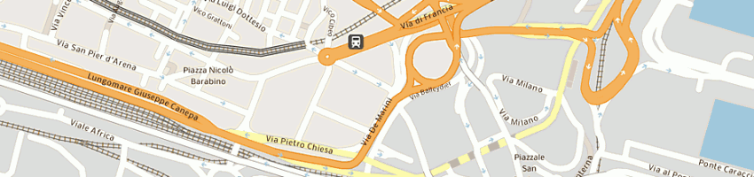 Mappa della impresa sci costruzioni spa a GENOVA