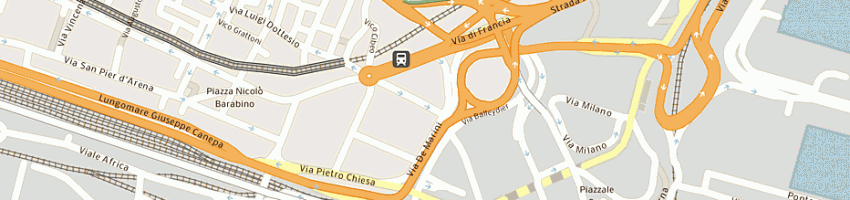 Mappa della impresa fisia italimpianti spa a GENOVA