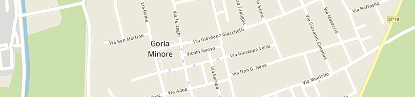 Mappa della impresa dental uno di pietroboni gabriele a GORLA MINORE