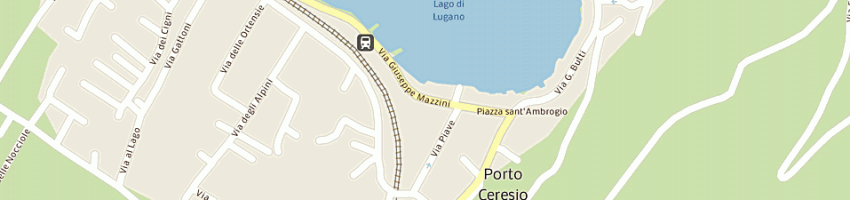 Mappa della impresa l'ancora srl a PORTO CERESIO