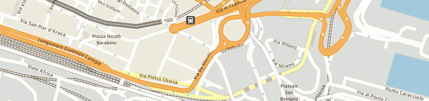 Mappa della impresa contitalia services srl a GENOVA