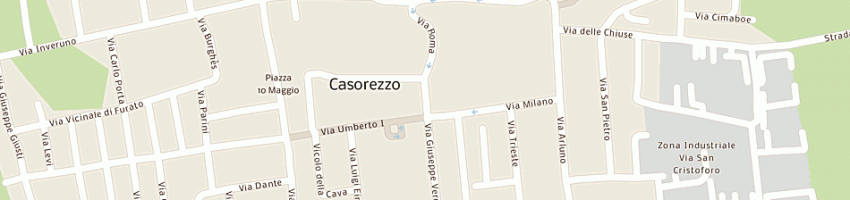 Mappa della impresa the president sas di boschi francesco e c a CASOREZZO