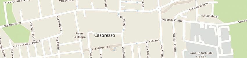 Mappa della impresa enercom srl a CASOREZZO