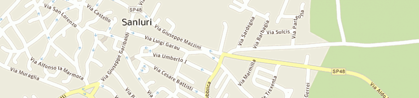 Mappa della impresa de candia mauro a SANLURI